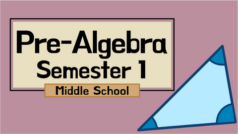 Math Dad Pre-Algebra Semester 1