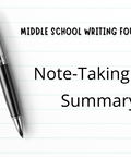 Middle School Writing Foundations