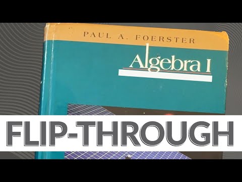 Foerster’s Algebra