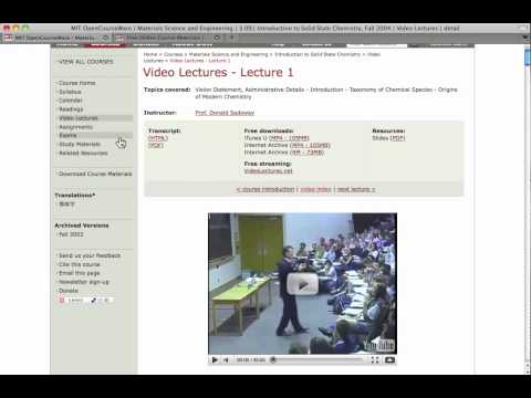 MIT OpenCourseWare