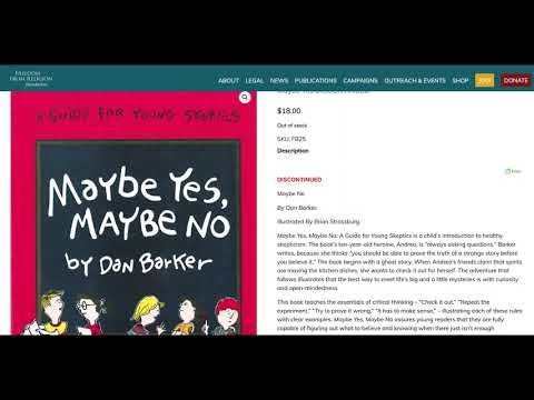 Maybe Yes, Maybe No: A Guide for Young Skeptics