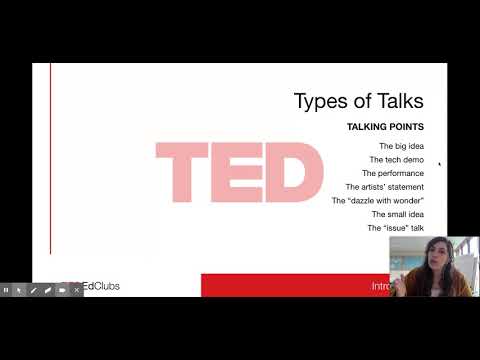 TEDx-Style Talks (student speaking)